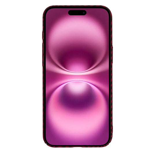 Kuori Apple iPhone 16 Plus:lle, Techsuit, Carbonite FiberShell, Punainen