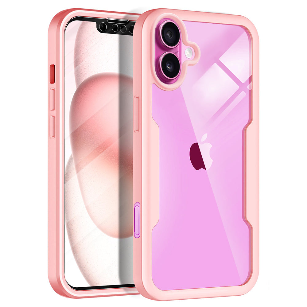 Kuori Apple iPhone 16 Plus:lle, Techsuit, ColorVerse 360, Vaaleanpunainen