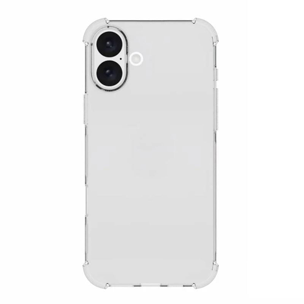 Kuori Apple iPhone 16 Plus:lle, Techsuit, Iskunkestävä Kirkas (Iso Linssin Reikä), Läpinäkyvä