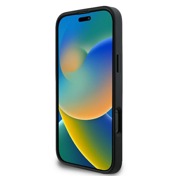 Kotelo Apple iPhone 16 Prolle, Karl Lagerfeld, 3D Rubber Signature, Musta