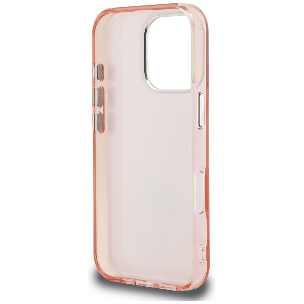 Kotelo Apple iPhone 16 Prolle, Karl Lagerfeld, IML Aquarelle Logo Choupette, Pinkki