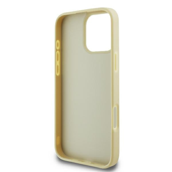 Kotelo Apple iPhone 16 Prolle, Karl Lagerfeld, Metal Signature, Kultainen