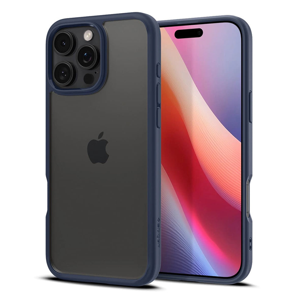 Kotelo Apple iPhone 16 Pro Max:lle, Spigen, Ultra Hybrid, Tummansininen