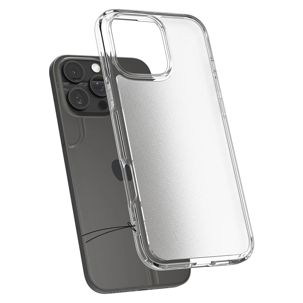 Kotelo Apple iPhone 16 Pro Max, Spigen, Ultra Hybrid, Satinoitu Läpinäkyvä ACS07993