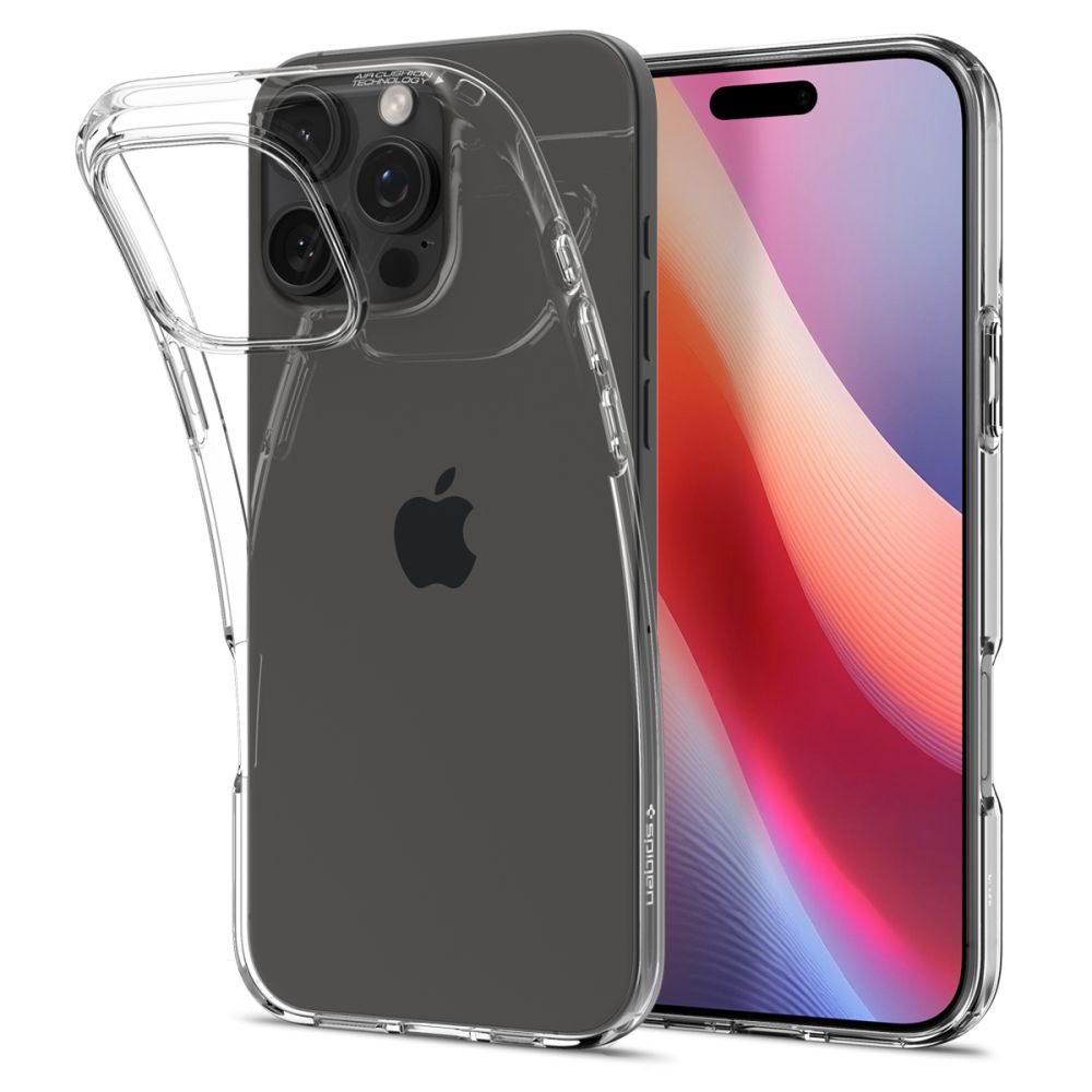 Kotelo Apple iPhone 16 Prolle, Spigen, Liquid Crystal, Läpinäkyvä ACS08112