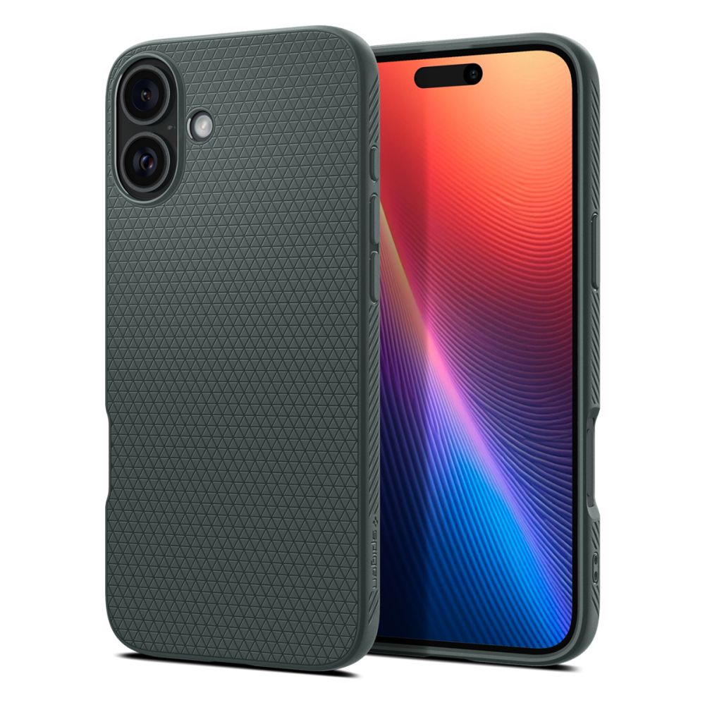 Kotelo Apple iPhone 16:lle, Spigen, Liquid Air, Vihreä