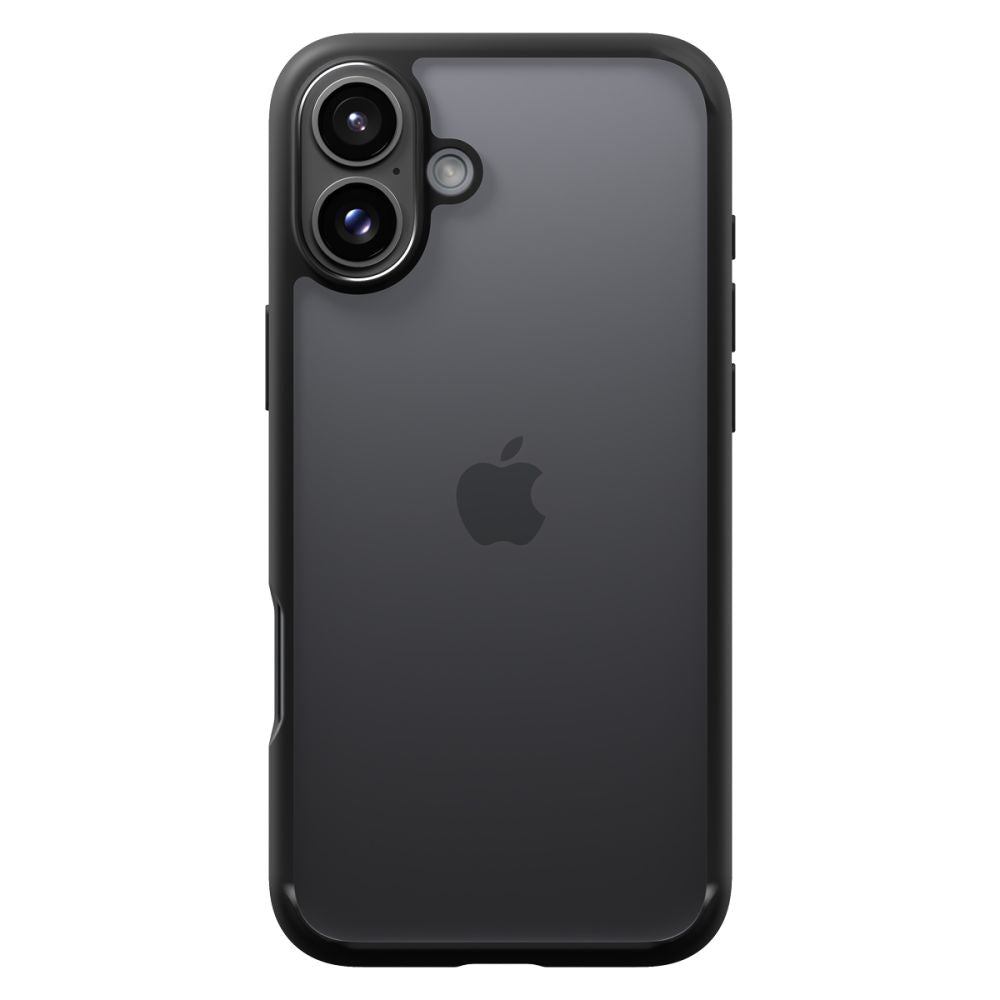 Suojakotelo Apple iPhone 16:lle, Spigen, Ultra Hybrid, Mattamusta ACS08201
