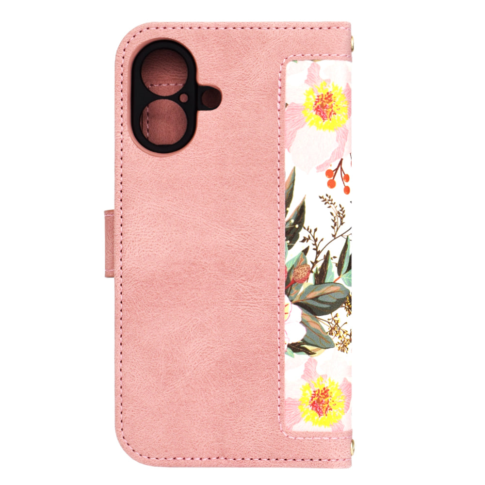 Kuori Apple iPhone 16:lle, Techsuit, FlipCraft, Vaaleanpunainen
