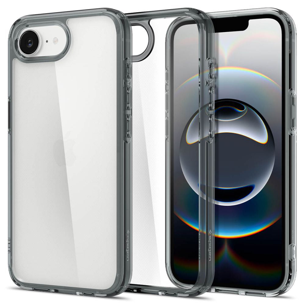 Suojakotelo Apple iPhone 17e / 16e, Spigen, Ultra Hybrid, Savunharmaa ACS09531