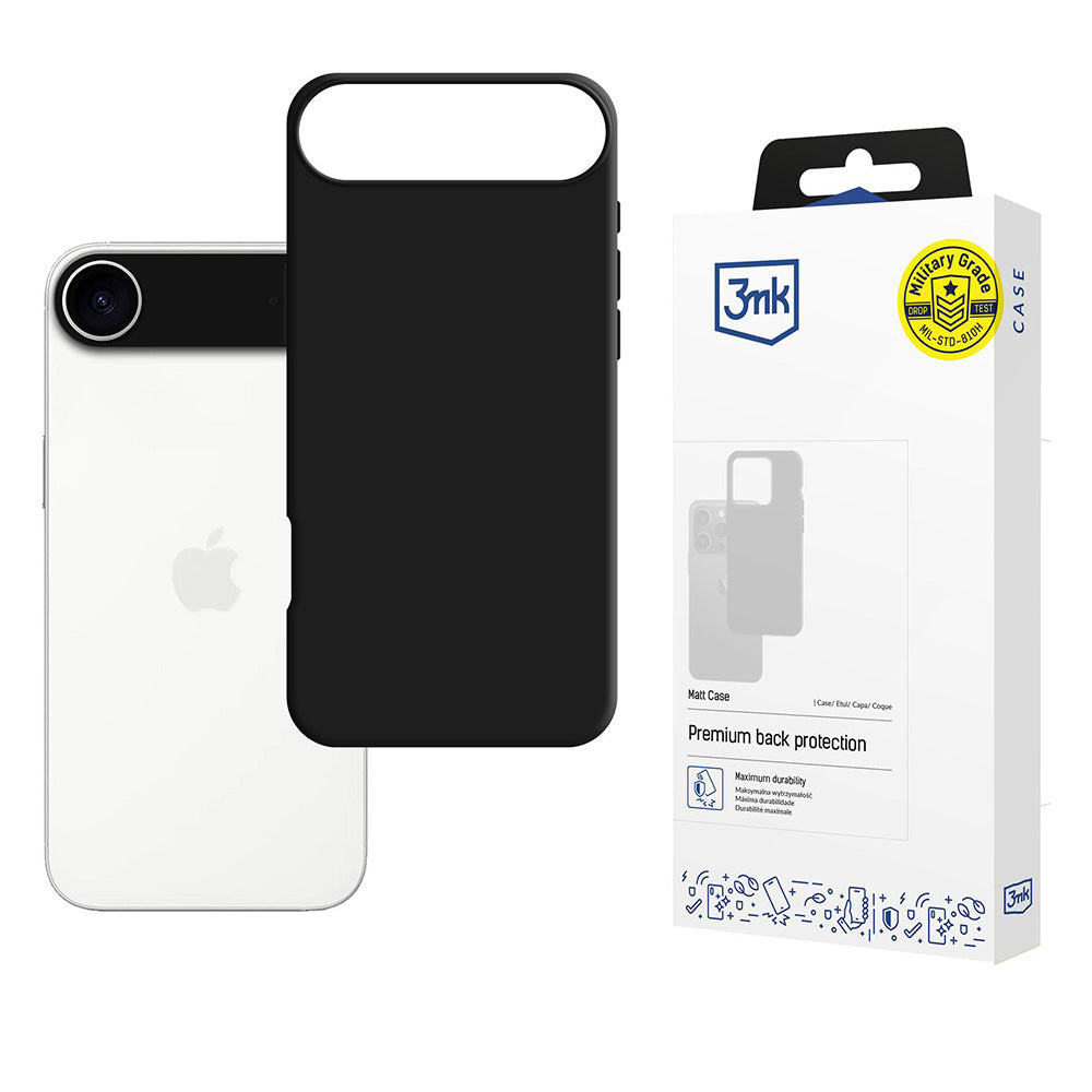 Kuori Apple iPhone 17 Airille, 3MK, Mattamusta
