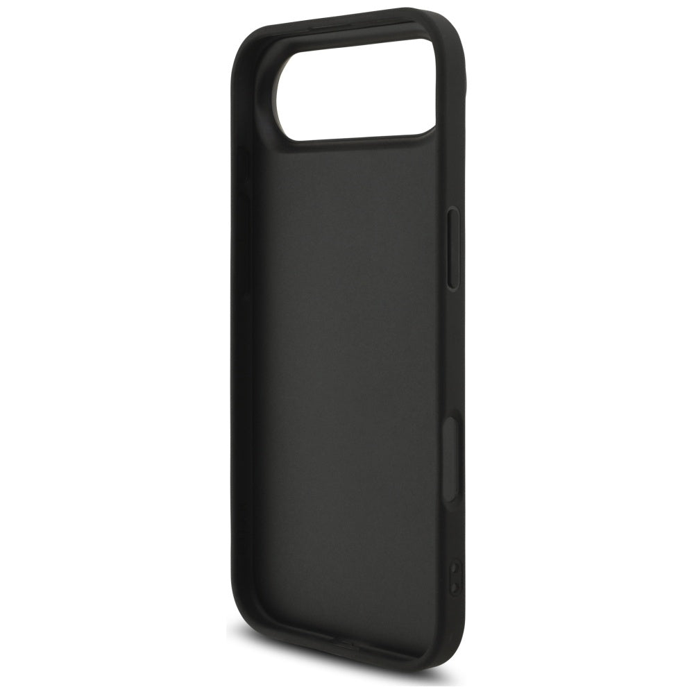 Suojakotelo Apple iPhone 17 Air, Guess, 4G Classic Logo with Strap, Musta