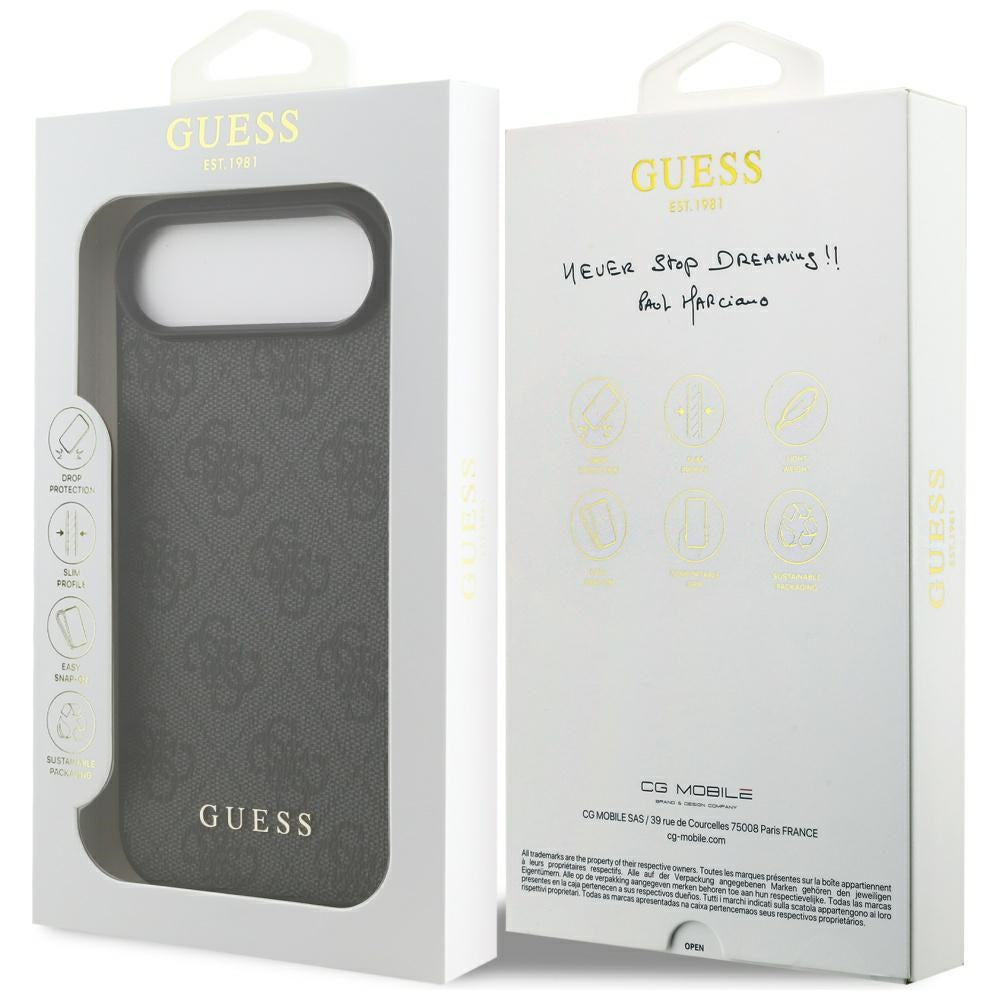 Suojakotelo Apple iPhone 17 Air, Guess, 4G Classic, Musta