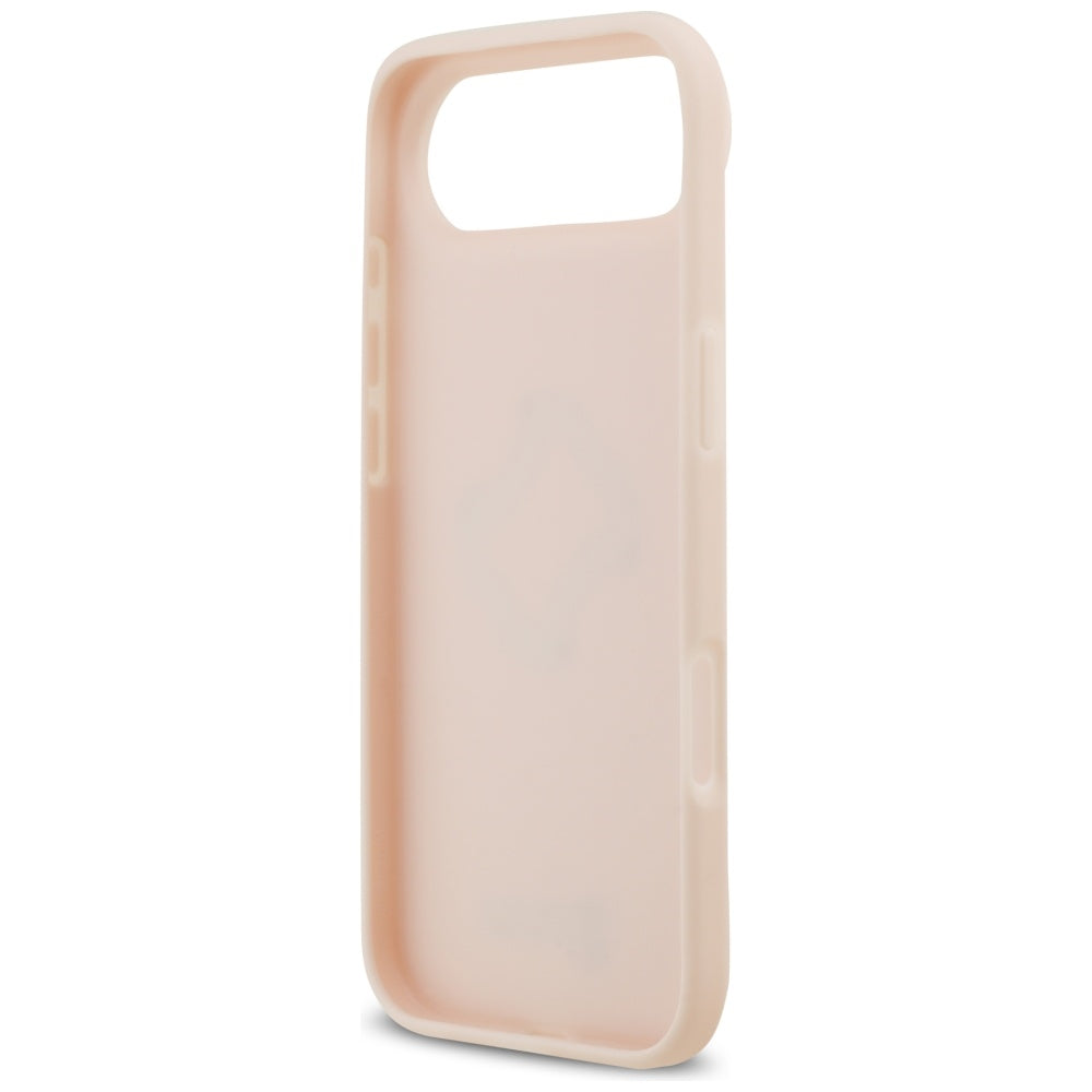 Suojakotelo Apple iPhone 17 Air, Guess, 4G Grained Big and Classic Logo, Pinkki