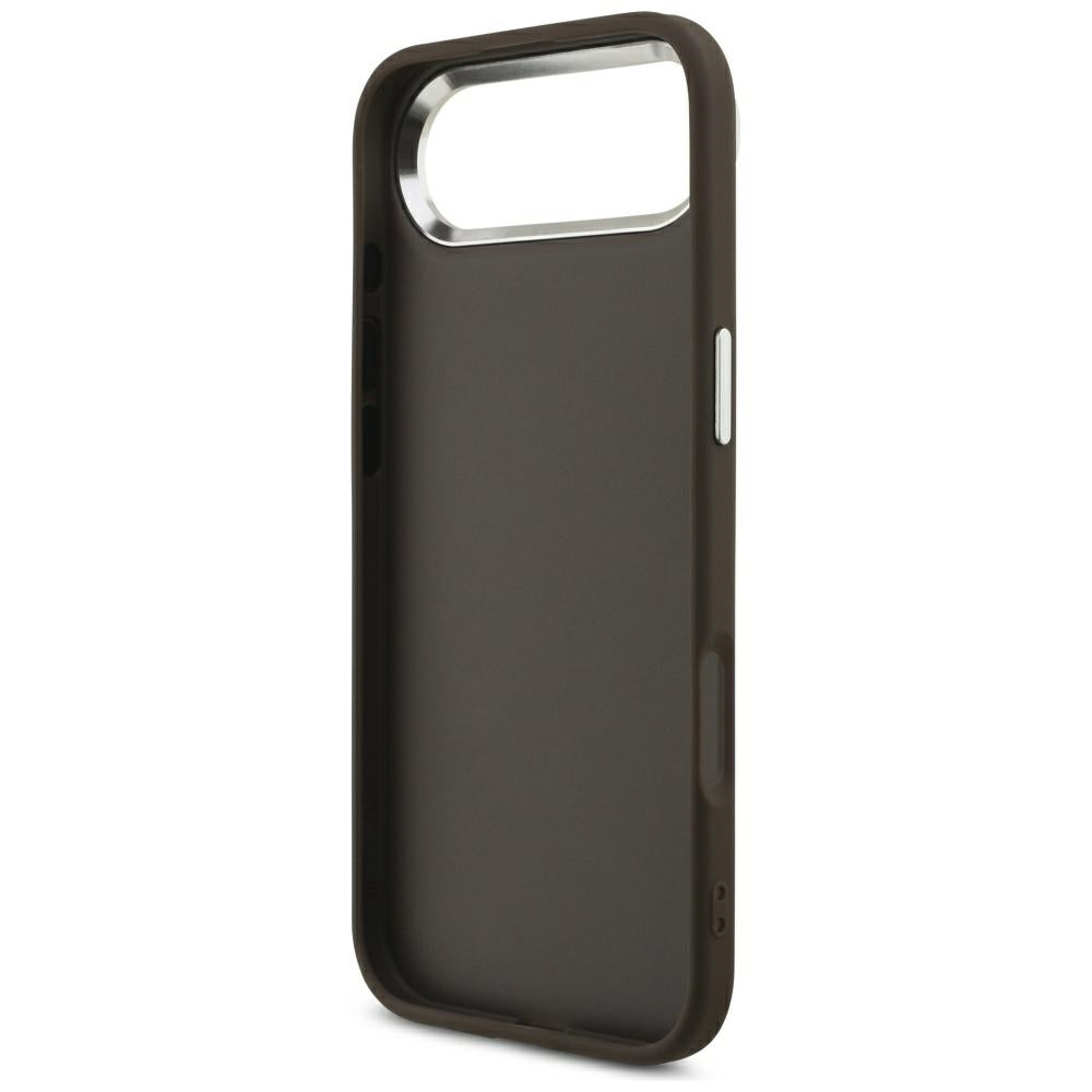 Suojakotelo Apple iPhone 17 Air, Guess, Big 4G Logo Classic, Ruskeahopea