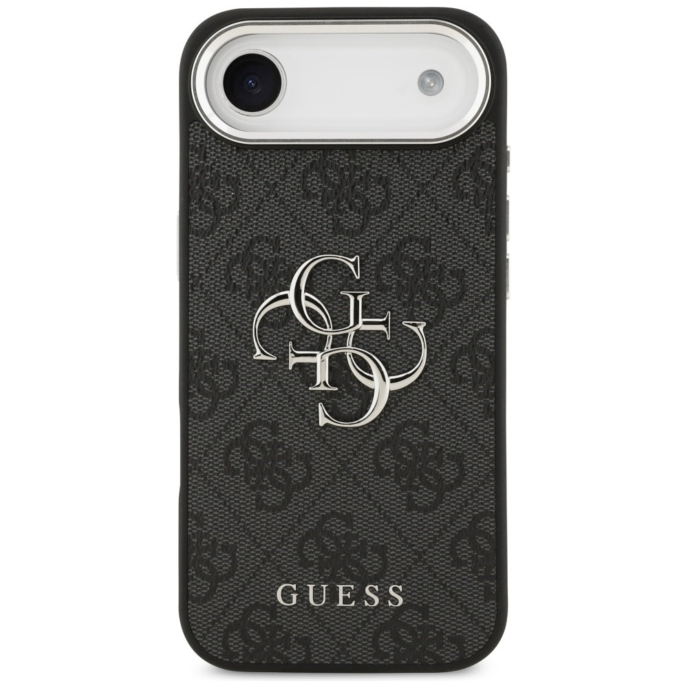 Suojakotelo Apple iPhone 17 Air, Guess, Big 4G Logo Classic, Musta Hopea