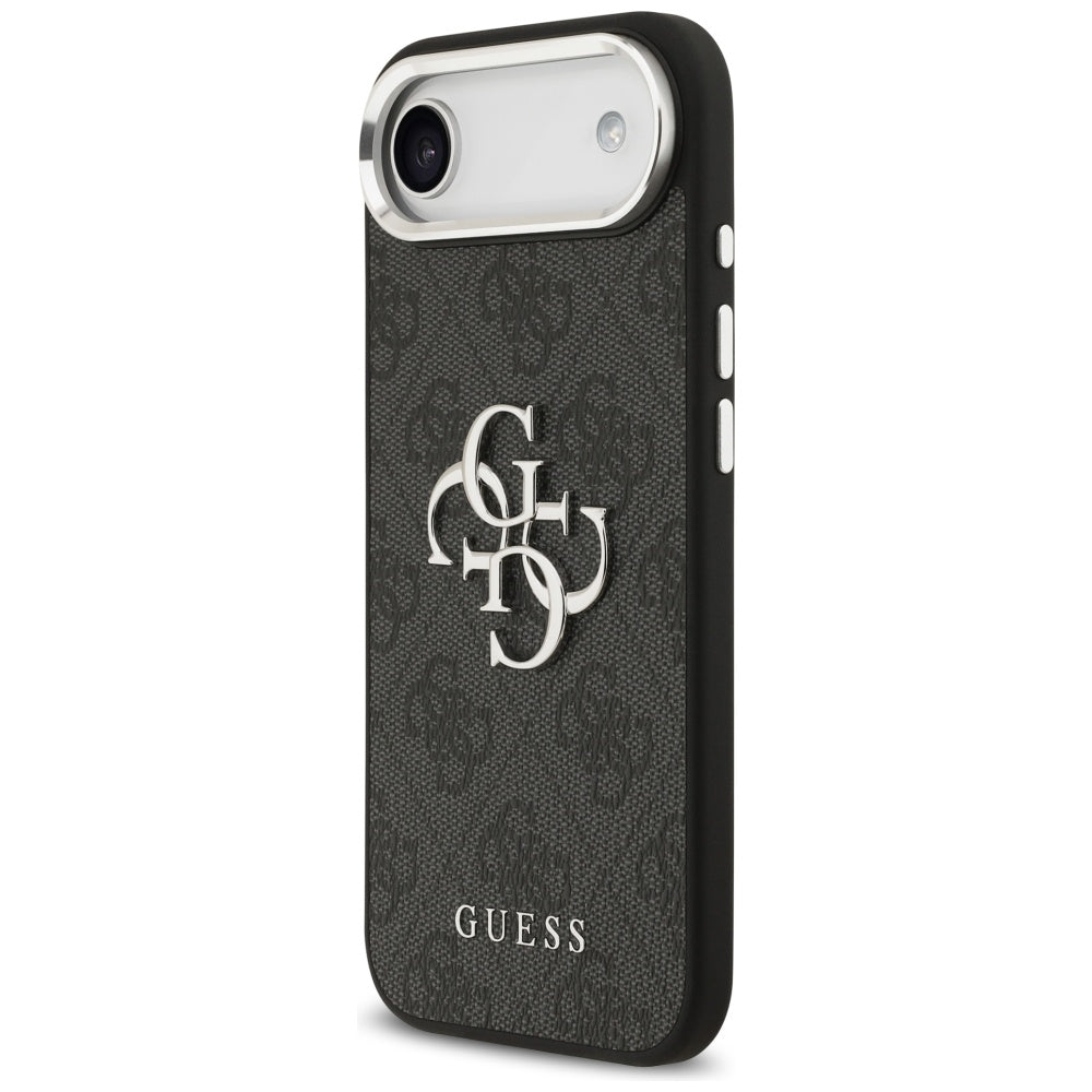 Suojakotelo Apple iPhone 17 Air, Guess, Big 4G Logo Classic, Musta Hopea