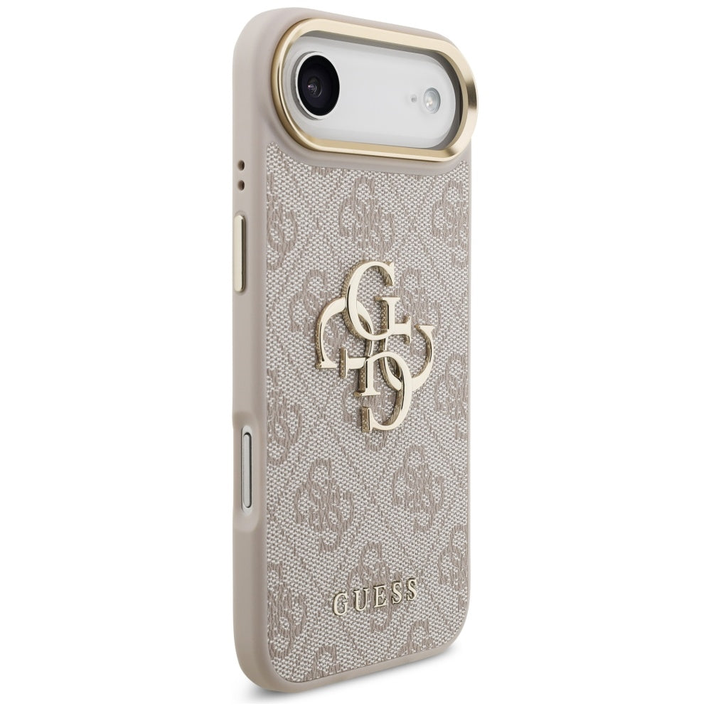 Kotelo Apple iPhone 17 Air:lle, Guess, Big 4G Logo Classic, Kultainen Vaaleanpunainen