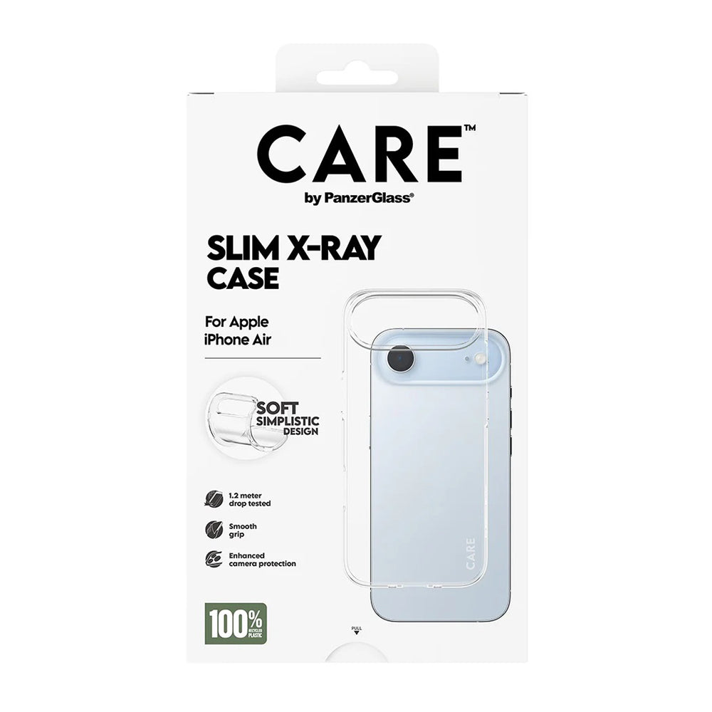Suojakotelo Apple iPhone 17 Air, PanzerGlass, Care Fashionable X-ray, Läpinäkyvä
