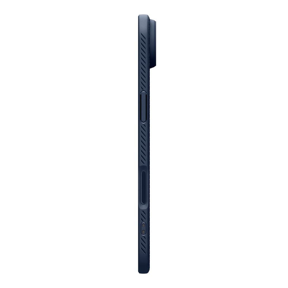 Kotelo Apple iPhone 17 Air:lle, Spigen, Liquid Air, Tummansininen ACS10303