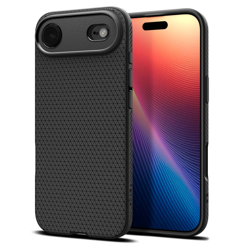 Suojakotelo Apple iPhone 17 Air, Spigen, Liquid Air, Mattamusta ACS10302