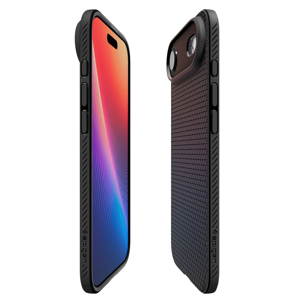 Suojakotelo Apple iPhone 17 Air, Spigen, Liquid Air, Mattamusta ACS10302