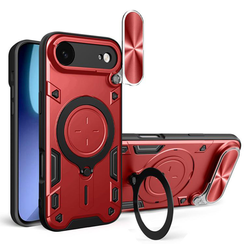 Kotelo Apple iPhone 17 Air:lle, Techsuit, CamGuard Pro, Punainen