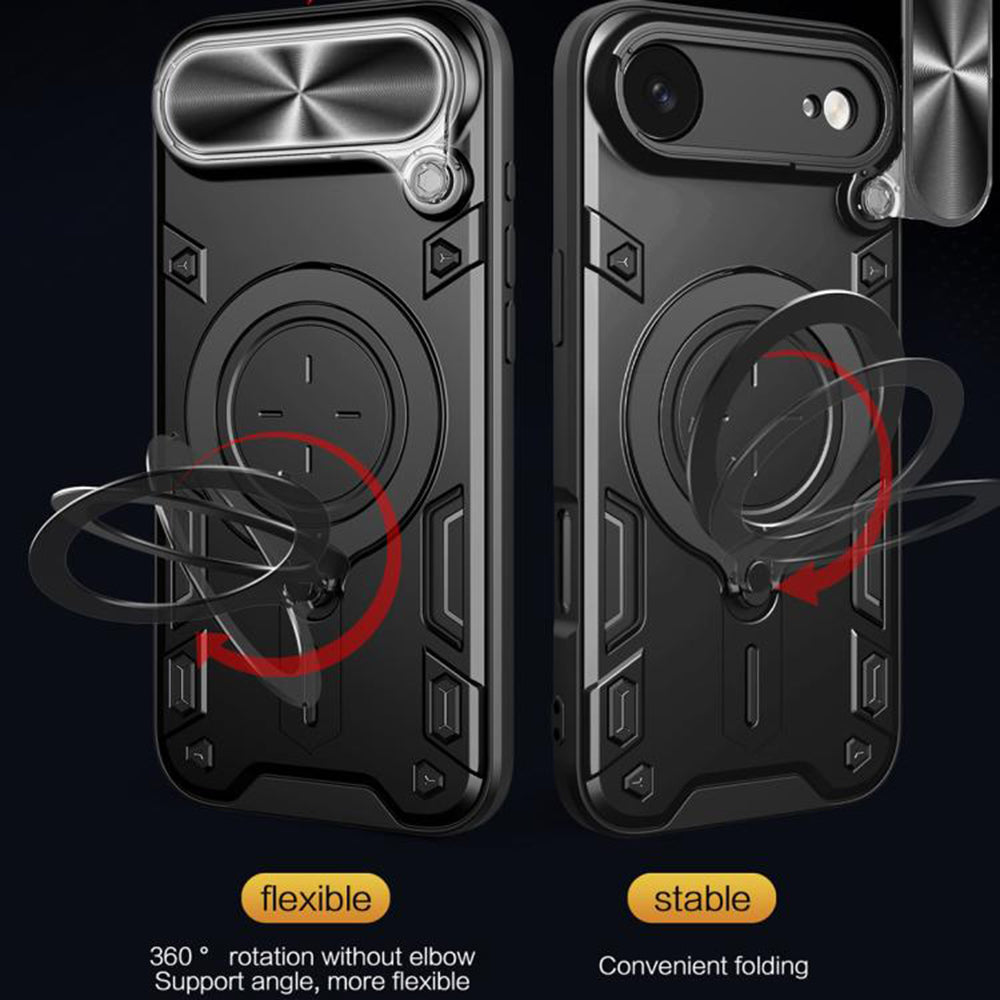 Kotelo Apple iPhone 17 Air:lle, Techsuit, CamGuard Pro, Kultainen Vaaleanpunainen