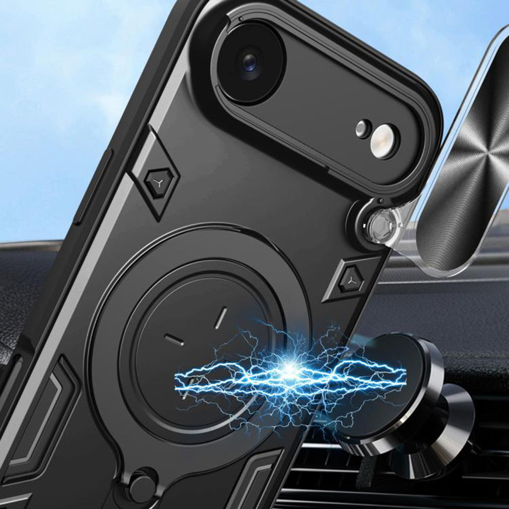 Kotelo Apple iPhone 17 Air:lle, Techsuit, CamGuard Pro, Kultainen Vaaleanpunainen