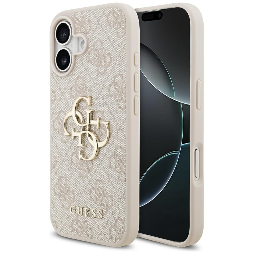 Suojakotelo Apple iPhone 17:lle, Guess, 4G Big Logo, Pinkki