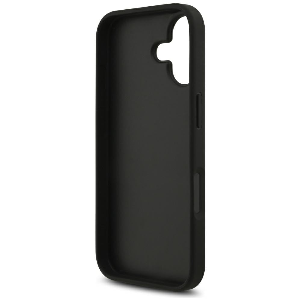 Suojakotelo Apple iPhone 17:lle, Guess, 4G Grained Big and Classic Logo, Musta