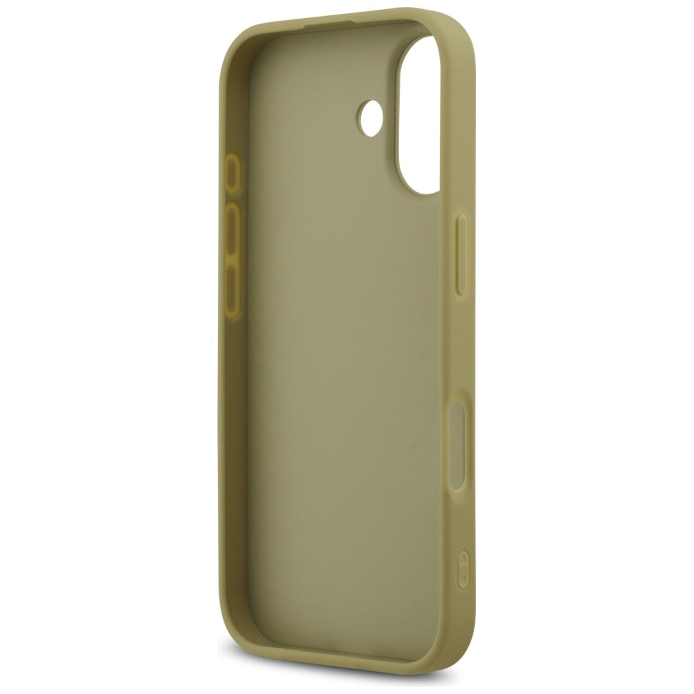 Suojakotelo Apple iPhone 17:lle, Guess, Fixed Glitter Big 4G, Kultainen