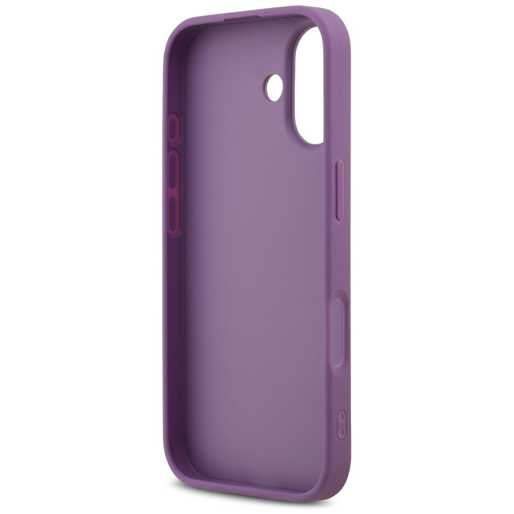 Suojakotelo Apple iPhone 17:lle, Guess, Fixed Glitter Big 4G, Violetti