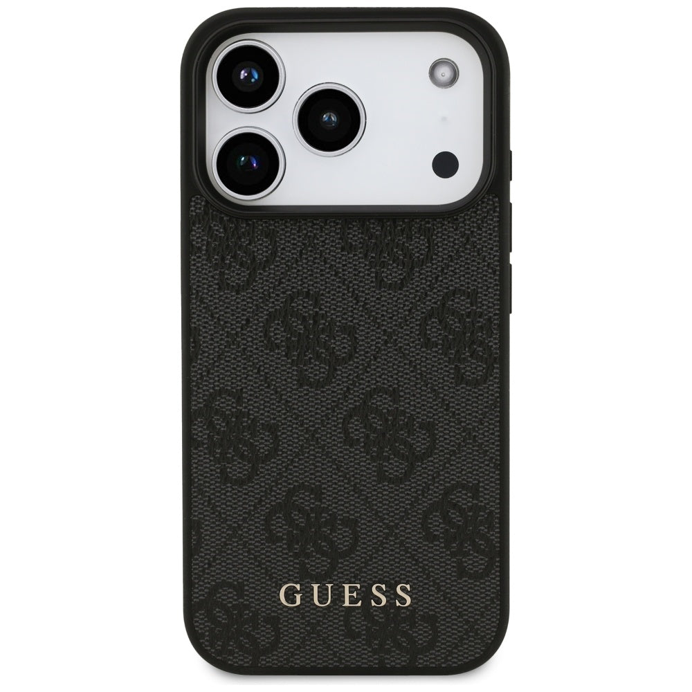 Suojakotelo Apple iPhone 17 Prolle, Guess, 4G Classic, Musta
