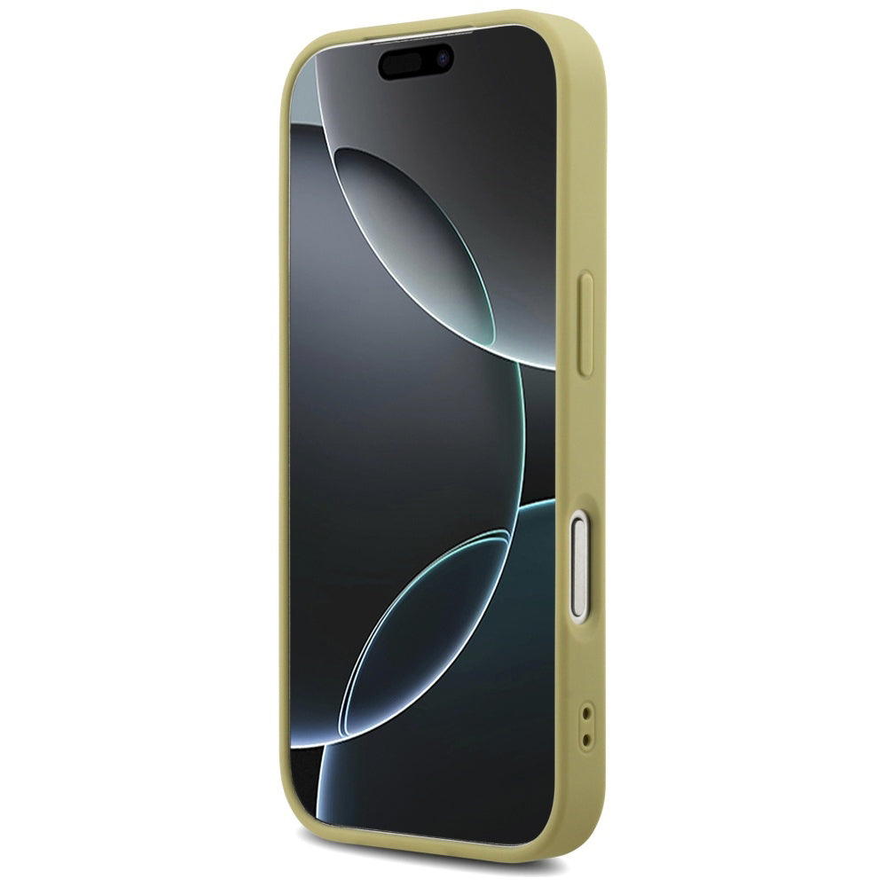 Kotelo Apple iPhone 17 Prolle, Guess, Fixed Glitter Big 4G, Kultainen