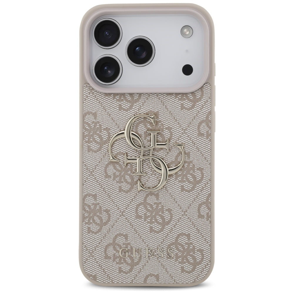 Kotelo Apple iPhone 17 Pro Maxille, Guess, 4G Big Logo, Pinkki