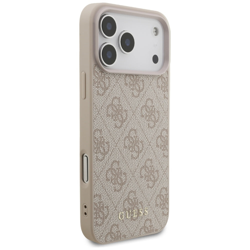 Suojakotelo Apple iPhone 17 Pro Max, Guess, 4G Classic, Pinkki