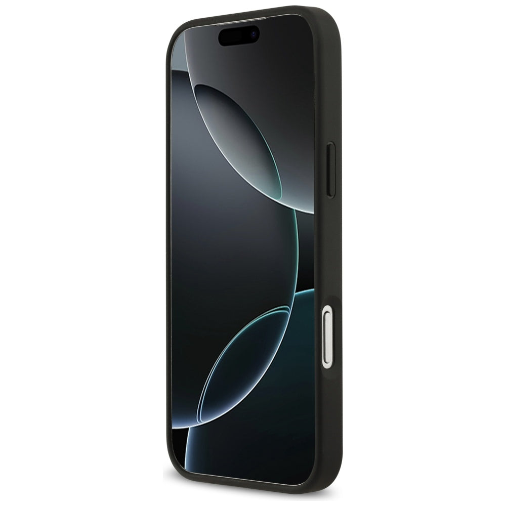 Suojakotelo Apple iPhone 17 Pro Max, Guess, 4G Double Card Triangle, Musta