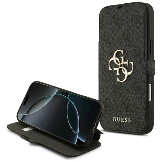 Suojakotelo Apple iPhone 17 Pro Maxille, Guess, 4G Metal Logo, Musta
