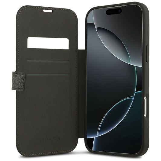 Suojakotelo Apple iPhone 17 Pro Maxille, Guess, 4G Metal Logo, Musta