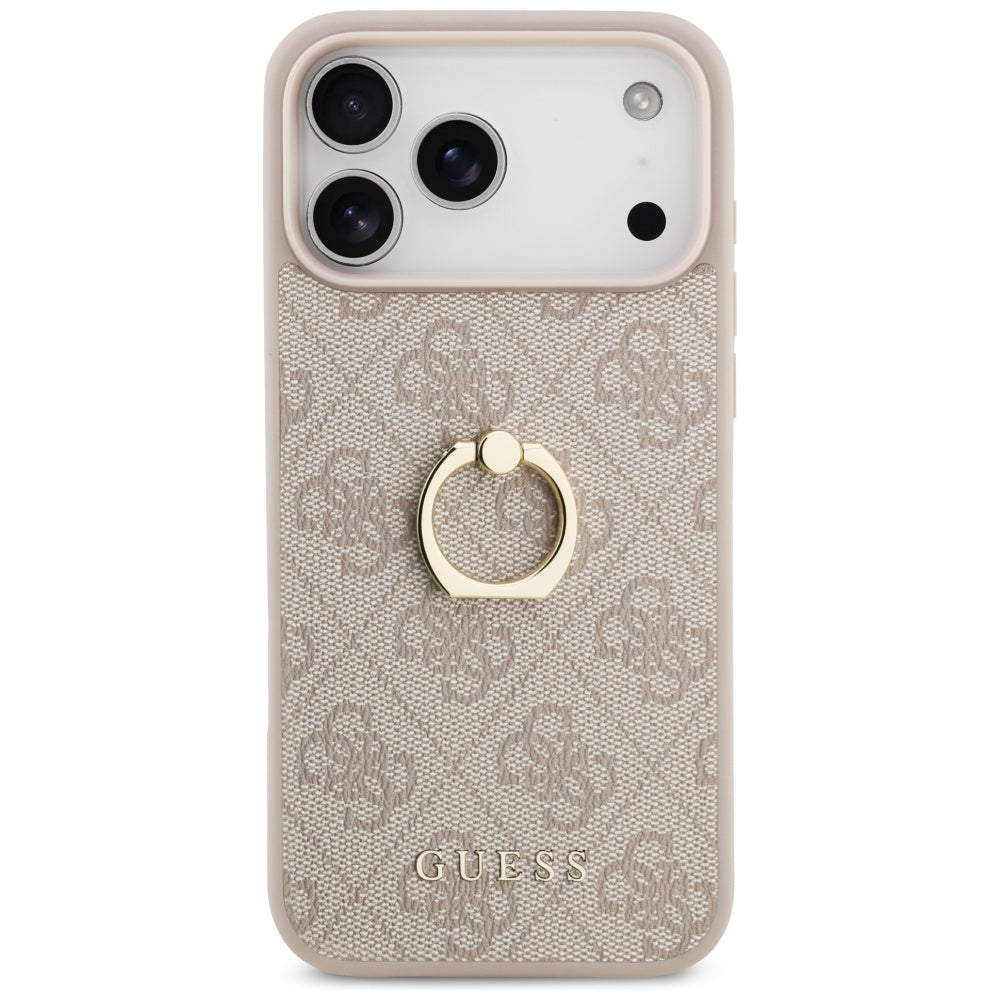 Suojakotelo Apple iPhone 17 Pro Maxille, Guess, 4G-rengasteline, Pinkki