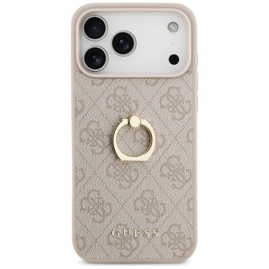Suojakotelo Apple iPhone 17 Pro Maxille, Guess, 4G-rengasteline, Pinkki