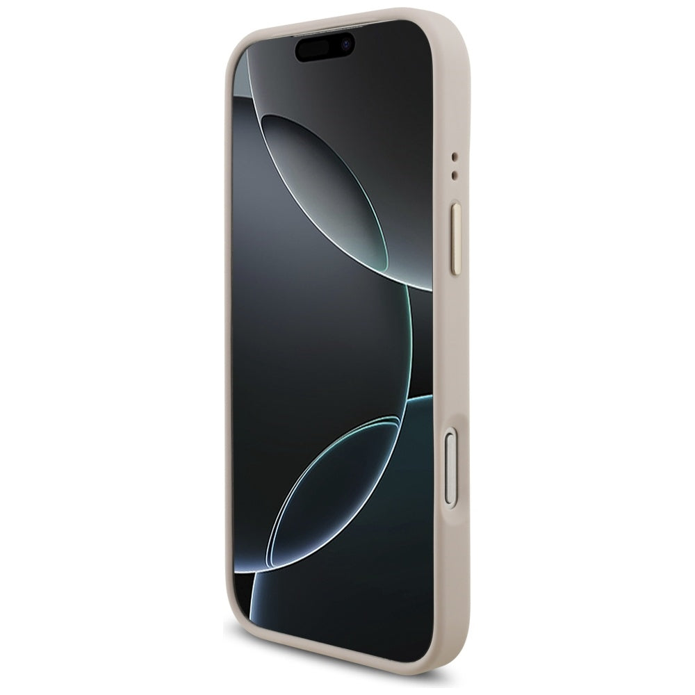 Suojakotelo Apple iPhone 17 Pro Maxille, Guess, Big 4G Classic Logo with Big Strap, Pinkki