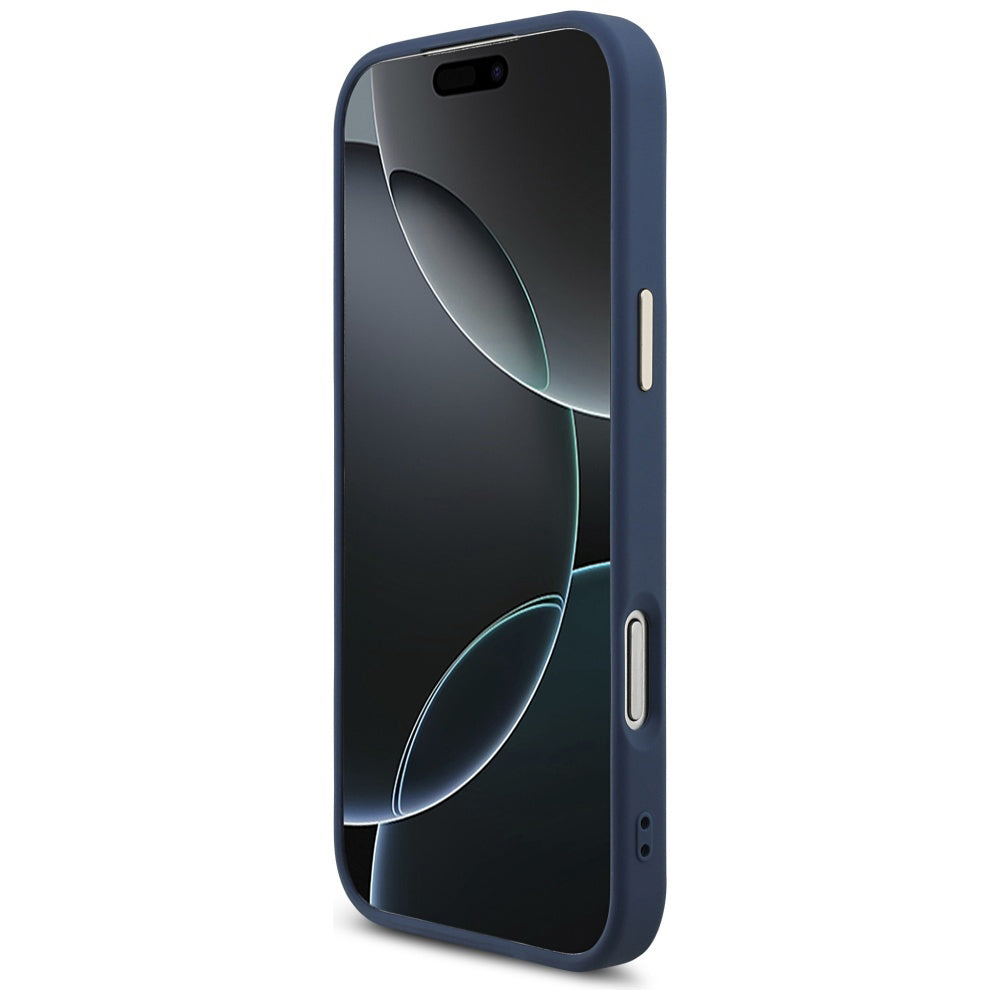 Case for Apple iPhone 17 Pro Max, Guess, Big 4G Logo Classic, Golden Blue