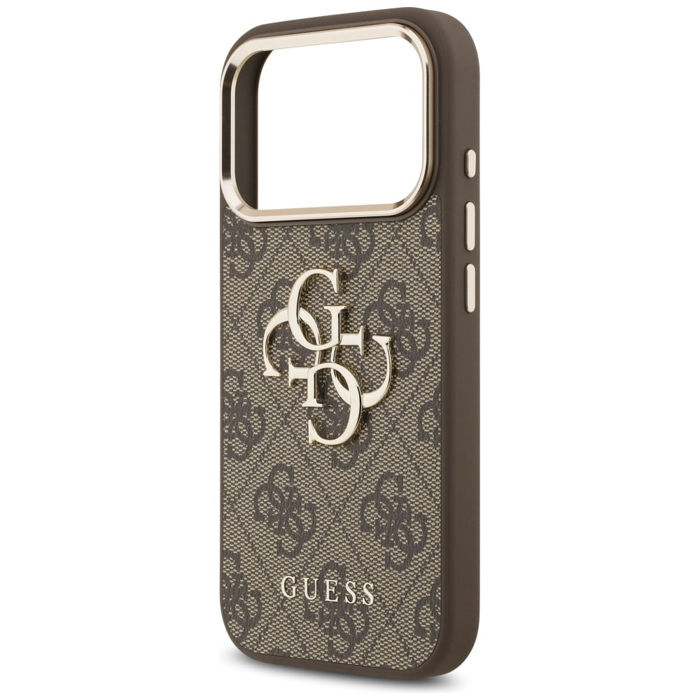 Case for Apple iPhone 17 Pro Max, Guess, Big 4G Logo Classic, Golden Brown