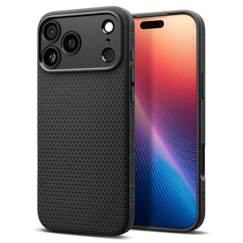Suojakotelo Apple iPhone 17 Pro Max, Spigen, Liquid Air, Mattamusta ACS10265