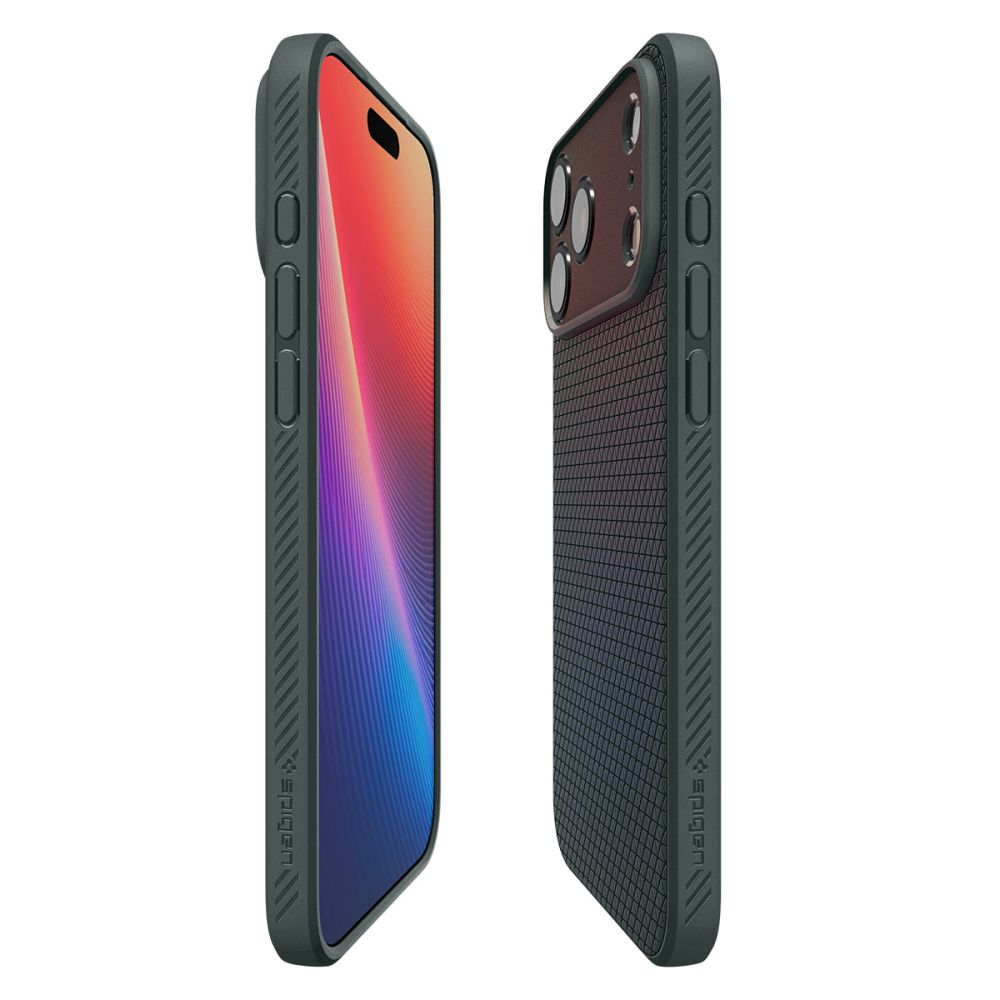 Suojakotelo Apple iPhone 17 Pro Max, Spigen, Liquid Air, Vihreä ACS10267