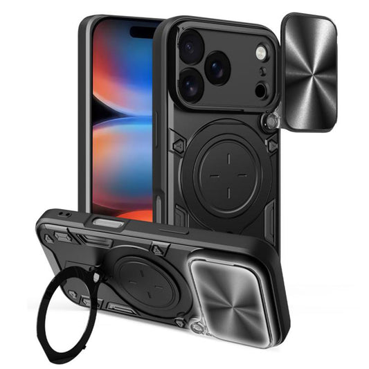 Suojakotelo Apple iPhone 17 Pro Max, Techsuit, CamGuard Pro, Musta