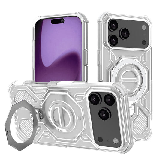 Kotelo Apple iPhone 17 Pro Max:lle, Techsuit, Carbon Shield Pro, Valkoinen