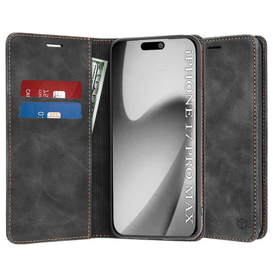 Kotelo Apple iPhone 17 Pro Max:lle, Techsuit, Confy, Musta