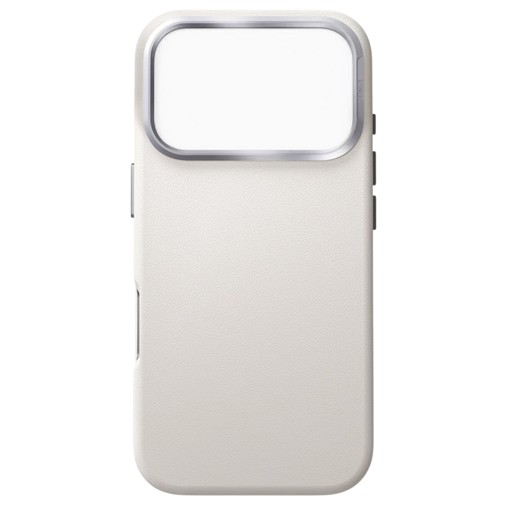 Suojakotelo Apple iPhone 17 Pro Max, UNIQ, Lyden Leatherette, Harmaa